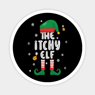 Itchy Elf - Christmas Little Helper Design Magnet